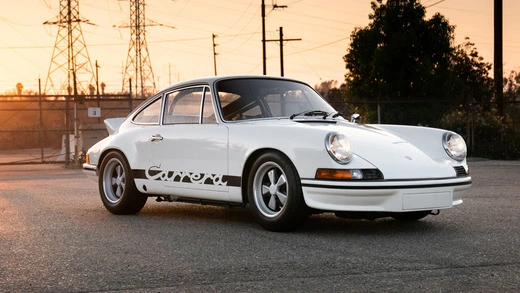 front view of Porsche Carrera RS 1973