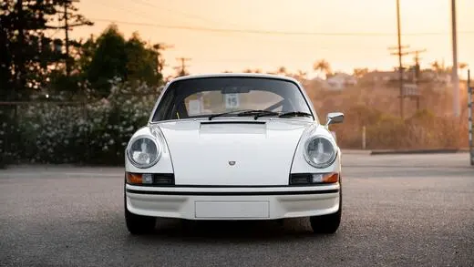 face view of Porsche Carrera RS 1973